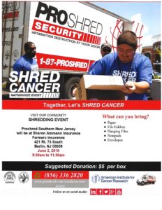 PROSHRED Shredding Event @ Sharon Ammann Insurance